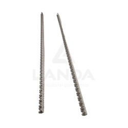 GRAPA DENTADA DE ACERO INOXIDABLE EN BA