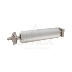 COMPLETE FRONT CORN CRACKER ROLLER 100 TOOTH (CHROME PLATED)