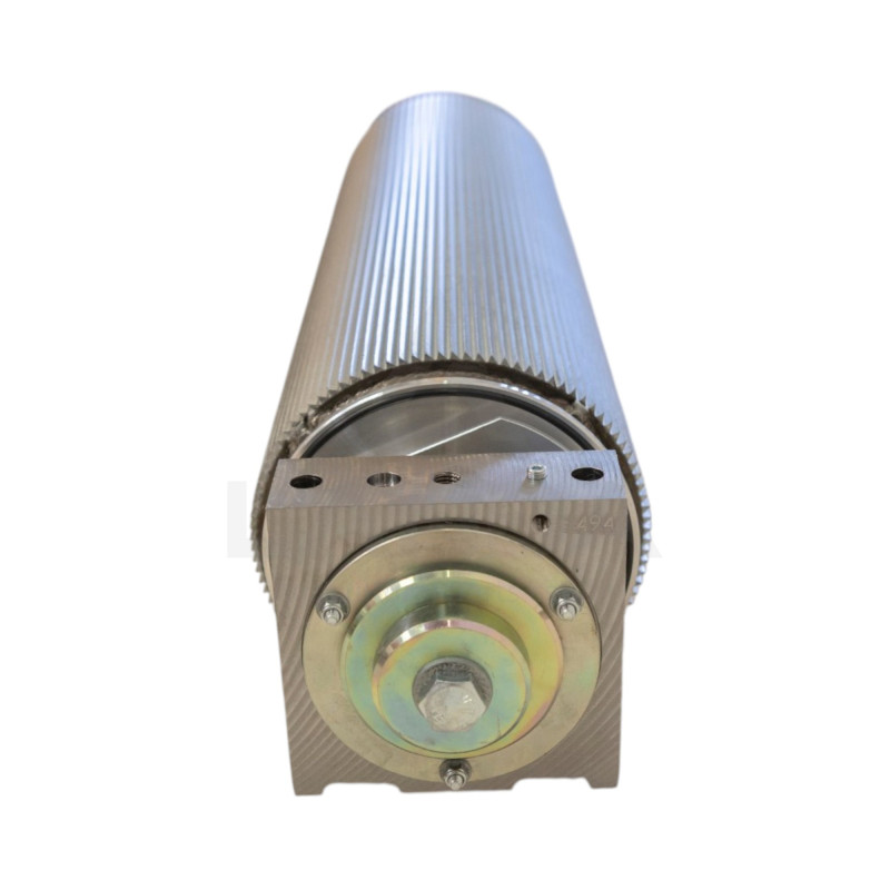 COMPLETE FRONT CORN CRACKER ROLLER 100 TOOTH (CHROME PLATED)