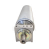 COMPLETE FRONT CORN CRACKER ROLLER 100 TOOTH (CHROME PLATED)