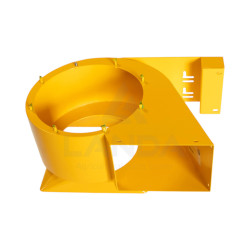 CARTER HOTTE ASPIRATEUR GAUCHE ACIER