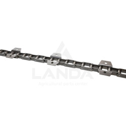 CHAINE DE CONVOYEUR SK717 (K1/6 - 109 maillons) AXES CHROMES