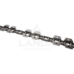 CHAINE DE CONVOYEUR SK717 (K1/2/4 - 109 maillons) AXES CHROMES