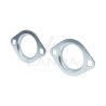 SET OF 2 OVAL FLANGE BEARING HOUSINGS (WITH GREASE NIPPLE)