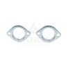 SET OF 2 OVAL FLANGE BEARING HOUSINGS (WITH GREASE NIPPLE)