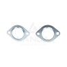 SET OF 2 OVAL FLANGE BEARING HOUSINGS (WITH GREASE NIPPLE)