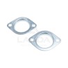 SET OF 2 OVAL FLANGE BEARING HOUSINGS (WITH GREASE NIPPLE)