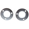SET OF 2 OVAL FLANGE BEARING HOUSINGS (WITHOUT GREASE NIPPLE)