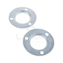 SET OF 2 OVAL FLANGE BEARING HOUSINGS (WITHOUT GREASE NIPPLE)