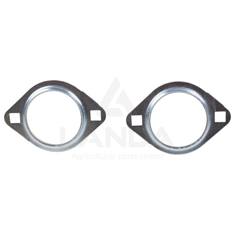 SET OF 2 OVAL FLANGE BEARING HOUSINGS (WITH GREASE NIPPLE)