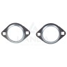 SET OF 2 OVAL FLANGE BEARING HOUSINGS (WITH GREASE NIPPLE)