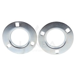 SET OF 2 OVAL FLANGE BEARING HOUSINGS (WITHOUT GREASE NIPPLE)