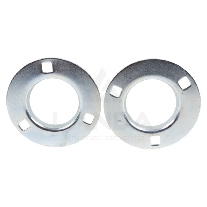 SET OF 2 OVAL FLANGE BEARING HOUSINGS (WITHOUT GREASE NIPPLE)