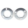SET OF 2 OVAL FLANGE BEARING HOUSINGS (WITHOUT GREASE NIPPLE)