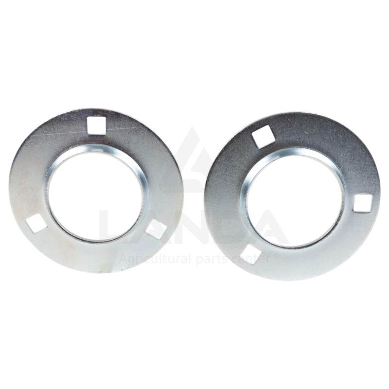 SET OF 2 OVAL FLANGE BEARING HOUSINGS (WITHOUT GREASE NIPPLE)