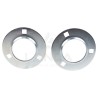 SET OF 2 OVAL FLANGE BEARING HOUSINGS (WITHOUT GREASE NIPPLE)