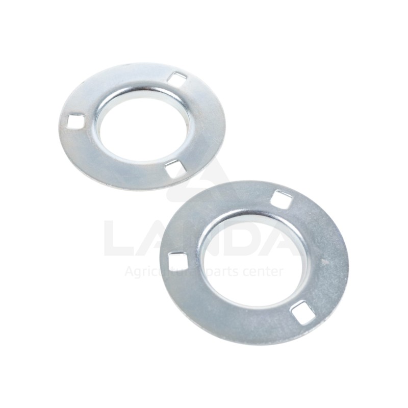 SET OF 2 OVAL FLANGE BEARING HOUSINGS (WITHOUT GREASE NIPPLE)
