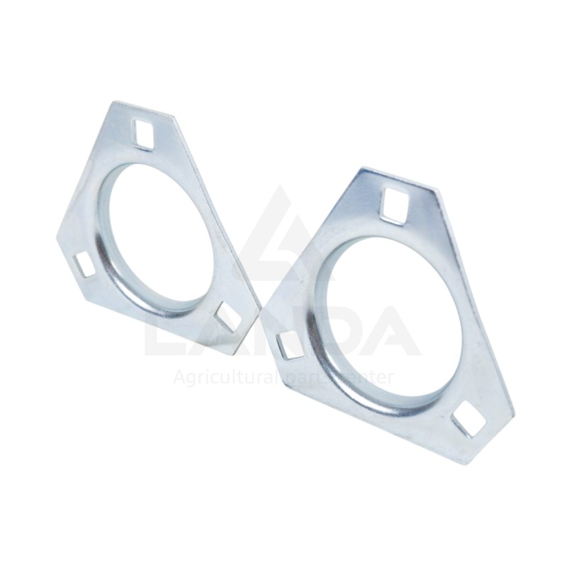 JEU 2 FLANGETTES TRIANGULAIRES (SANS GRAISSAGE) PFT206