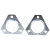 SET OF 2 TRIANGULAR FLANGE BEARING HOUSINGS (WITHOUT GREASE NIPPLE)