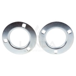 SET OF 2 OVAL FLANGE BEARING HOUSINGS (WITHOUT GREASE NIPPLE)