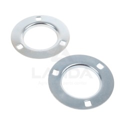 SET OF 2 OVAL FLANGE BEARING HOUSINGS (WITHOUT GREASE NIPPLE)