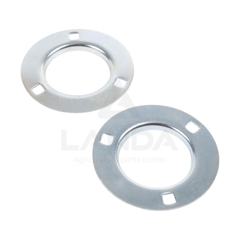 SET OF 2 OVAL FLANGE BEARING HOUSINGS (WITHOUT GREASE NIPPLE)