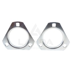 SET OF 2 TRIANGULAR FLANGE BEARING HOUSINGS (WITHOUT GREASE NIPPLE)