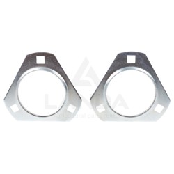 JEU 2 FLANGETTES TRIANGULAIRES (SANS GRAISSAGE) PFT207