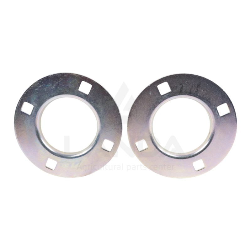 SET OF 2 OVAL FLANGE BEARING HOUSINGS (WITHOUT GREASE NIPPLE)