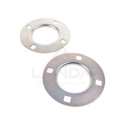 SET OF 2 OVAL FLANGE BEARING HOUSINGS (WITHOUT GREASE NIPPLE)