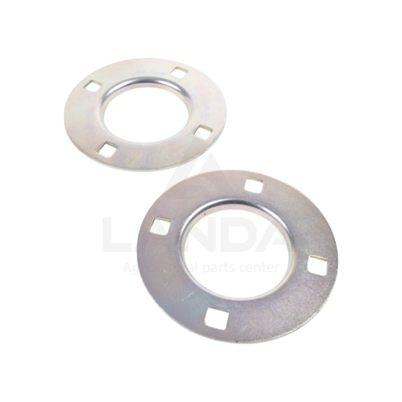 SET OF 2 OVAL FLANGE BEARING HOUSINGS (WITHOUT GREASE NIPPLE)