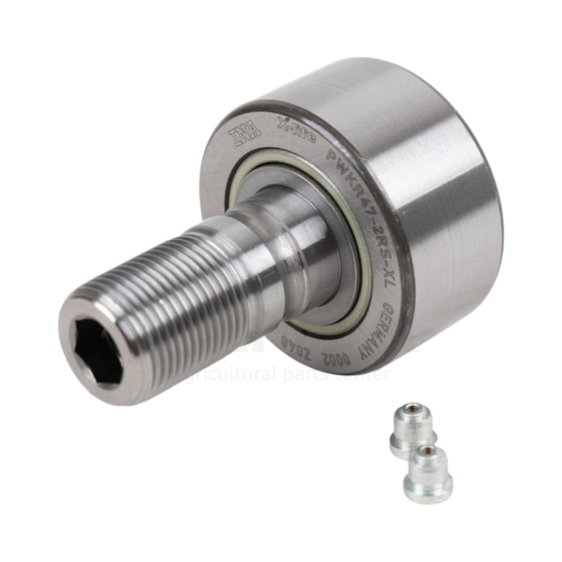 CAM FOLLOWER ON THREADED AXLE