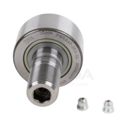 CAM FOLLOWER ON THREADED AXLE