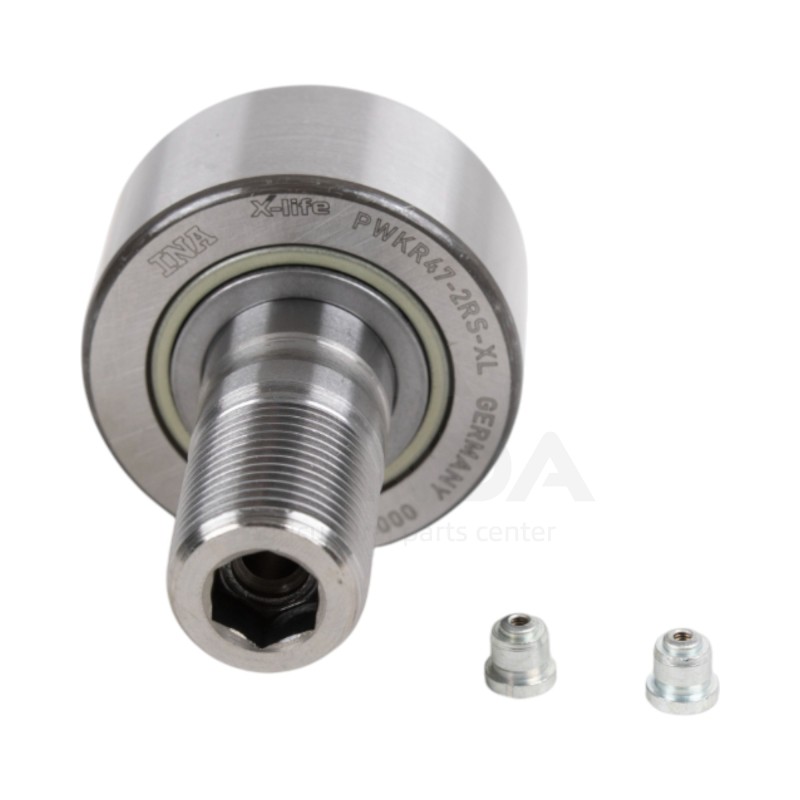 CAM FOLLOWER ON THREADED AXLE