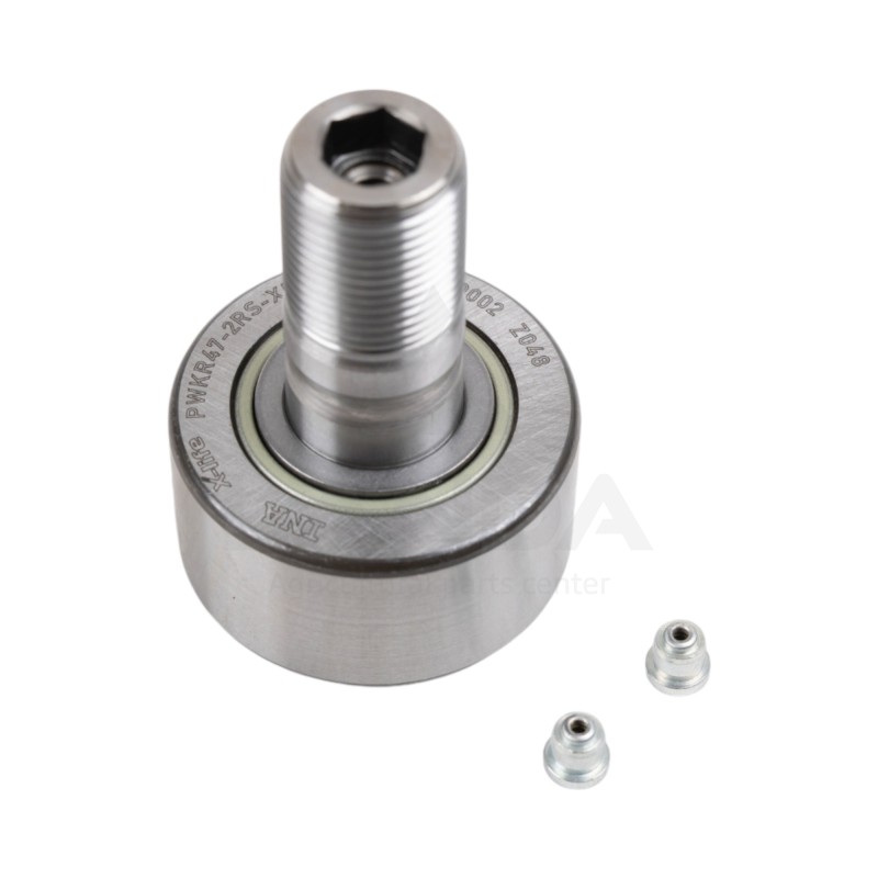 CAM FOLLOWER ON THREADED AXLE