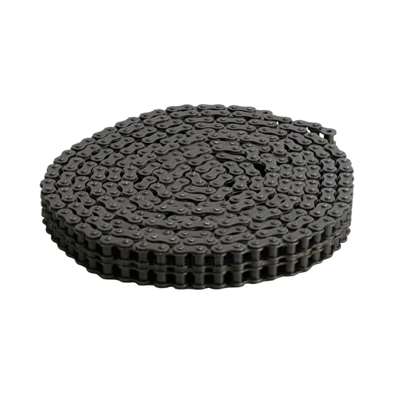 CHAINE DOUBLE A ROULEAUX ASA50-2 (Le metre / Cdt 5m)