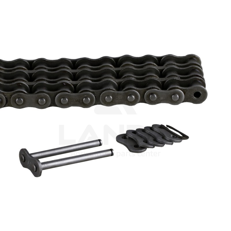 CHAINE TRIPLE A ROULEAUX ASA60-3 (Le metre / Cdt 5m)