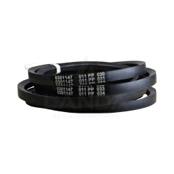 SET OF 2 SMOOTH V-BELTS