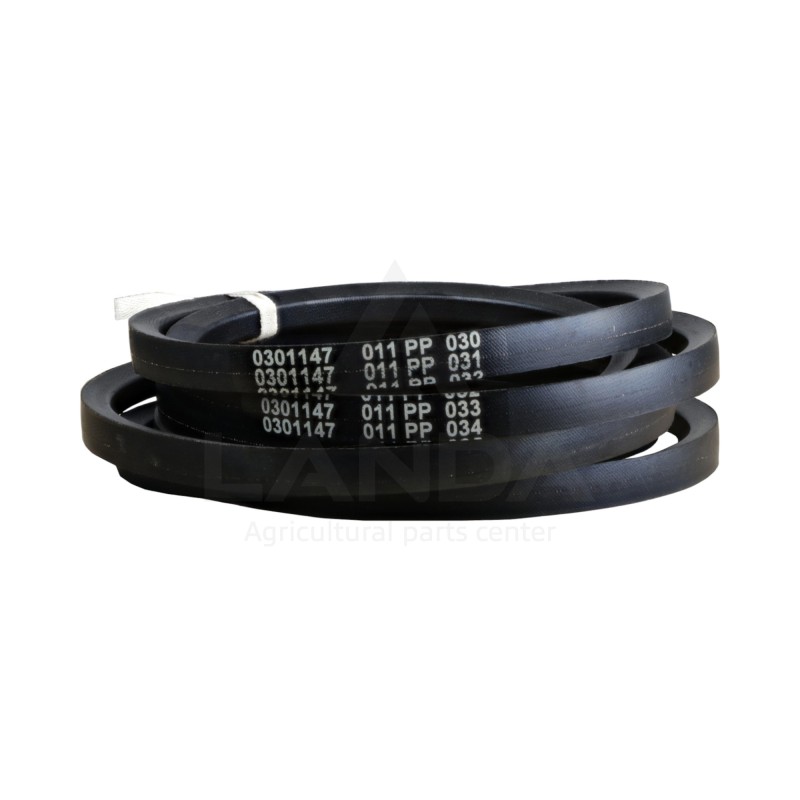 JUEGO DE 2 CORREAS TRAPEZOIDALES LISAS