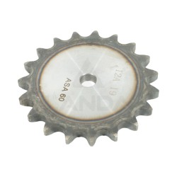 PLATE WHEEL TRAITED 19 TOOTH (FOR ASA60 CHAIN)