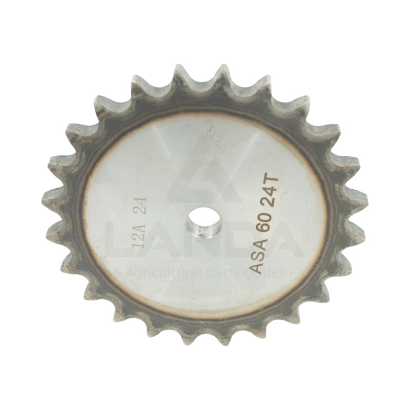 PLATE WHEEL TRAITED 24 TOOTH (FOR ASA60 CHAIN)