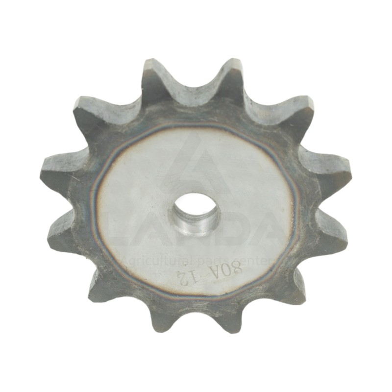 PLATE WHEEL TRAITED 12 TOOTH (FOR ASA80 CHAIN)