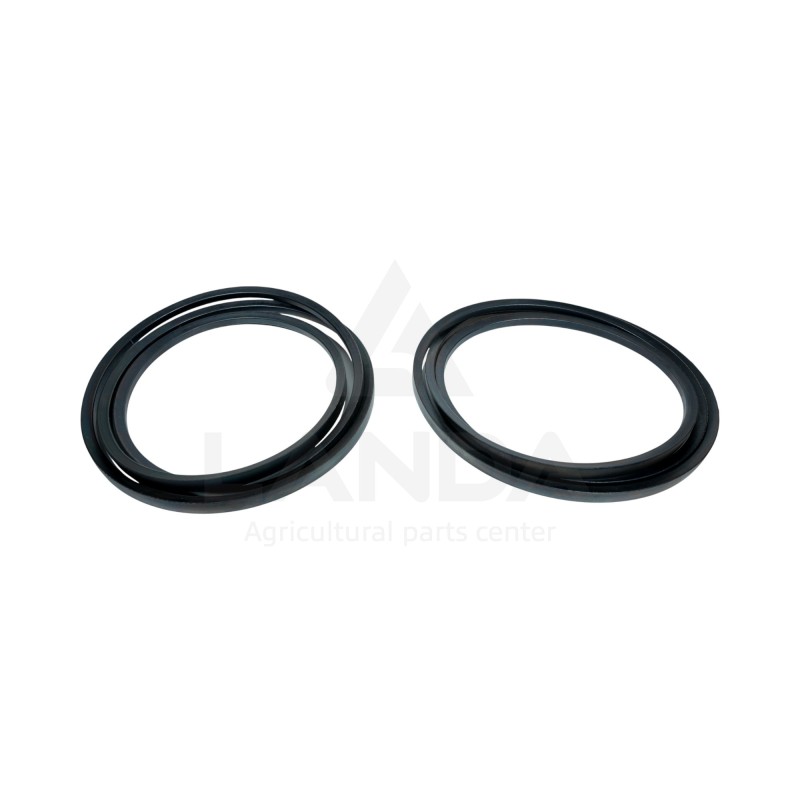 SET OF 2 SMOOTH V-BELTS