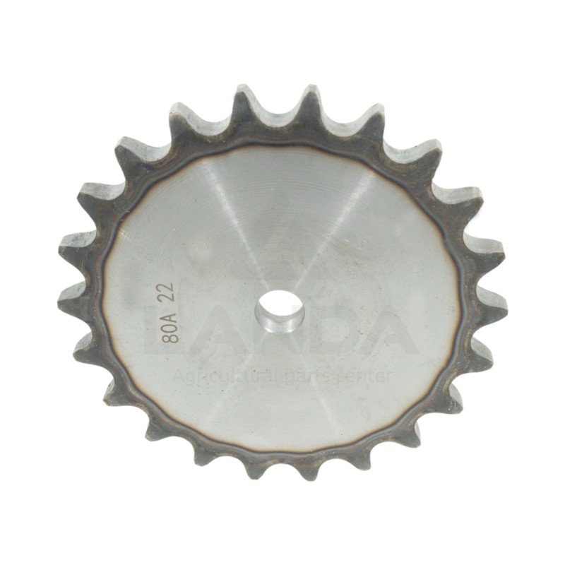 PLATE WHEEL TRAITED 22 TOOTH (FOR ASA80 CHAIN)