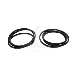 SET OF 2 SMOOTH V-BELTS