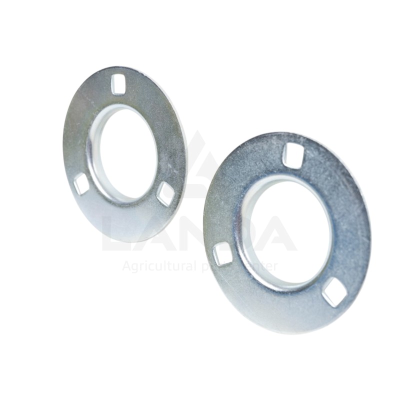 SET OF 2 OVAL FLANGE BEARING HOUSINGS (WITHOUT GREASE NIPPLE)