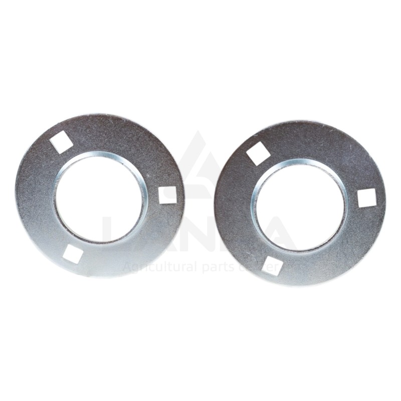 SET OF 2 OVAL FLANGE BEARING HOUSINGS (WITHOUT GREASE NIPPLE)