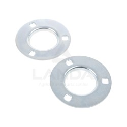 SET OF 2 OVAL FLANGE BEARING HOUSINGS (WITHOUT GREASE NIPPLE)