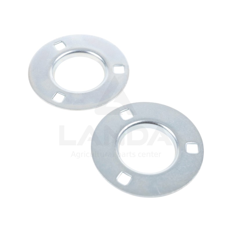 SET OF 2 OVAL FLANGE BEARING HOUSINGS (WITHOUT GREASE NIPPLE)