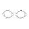 SET OF 2 OVAL FLANGE BEARING HOUSINGS (WITH GREASE NIPPLE)
